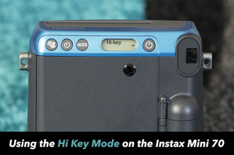 Using the Hi Key Mode on the Instax Mini 70