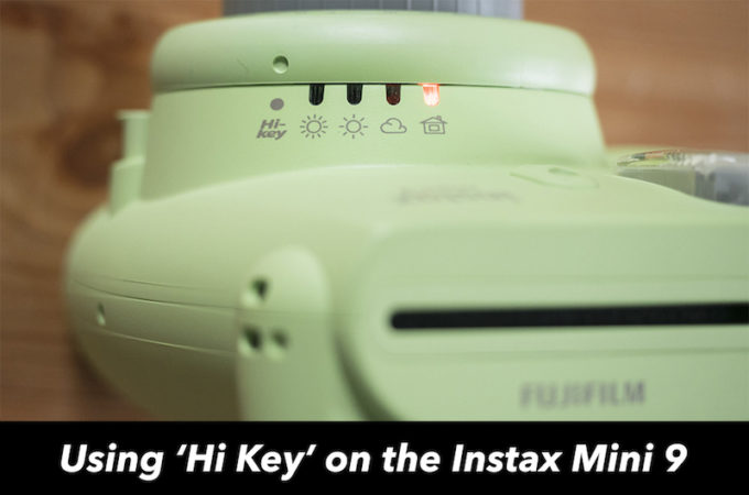 instax mini 9 high key mode