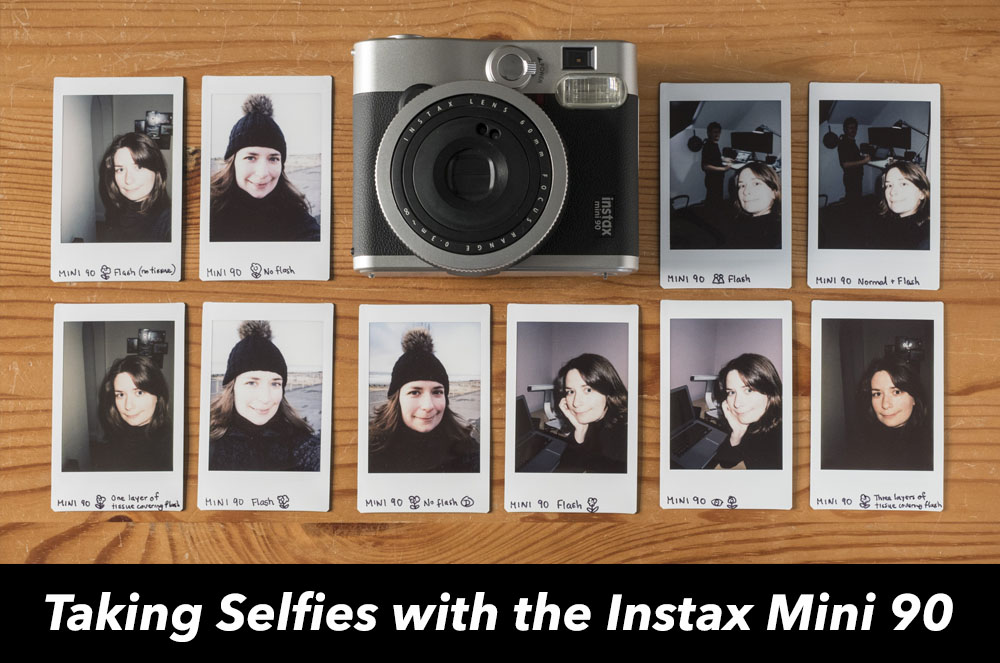 instax mini 90 selfies