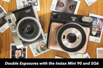 double exposures instax sq6 mini 90