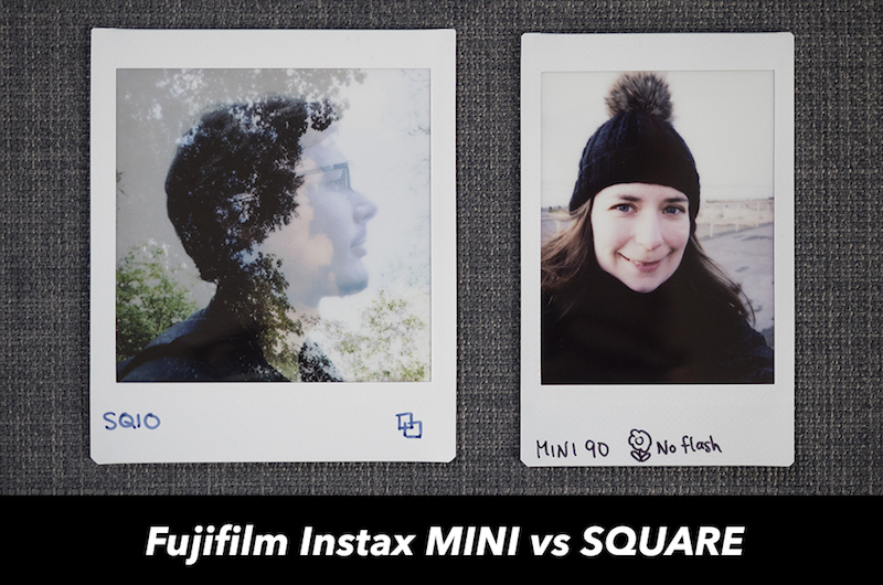 fuji instax mini vs square film