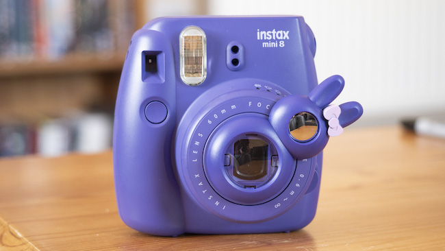 instax mini 8 bunny selfie lens review