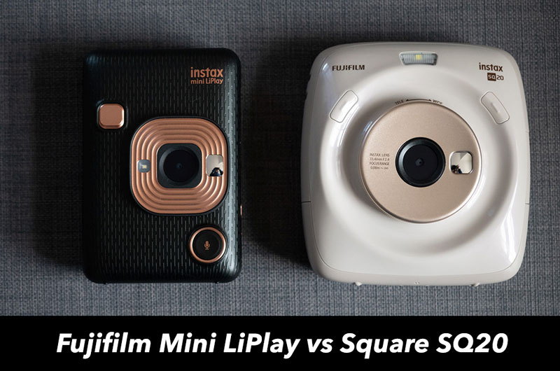 hun Derde Regelen Fujifilm Instax Mini LiPlay vs Square SQ20 – The 10 Main Differences